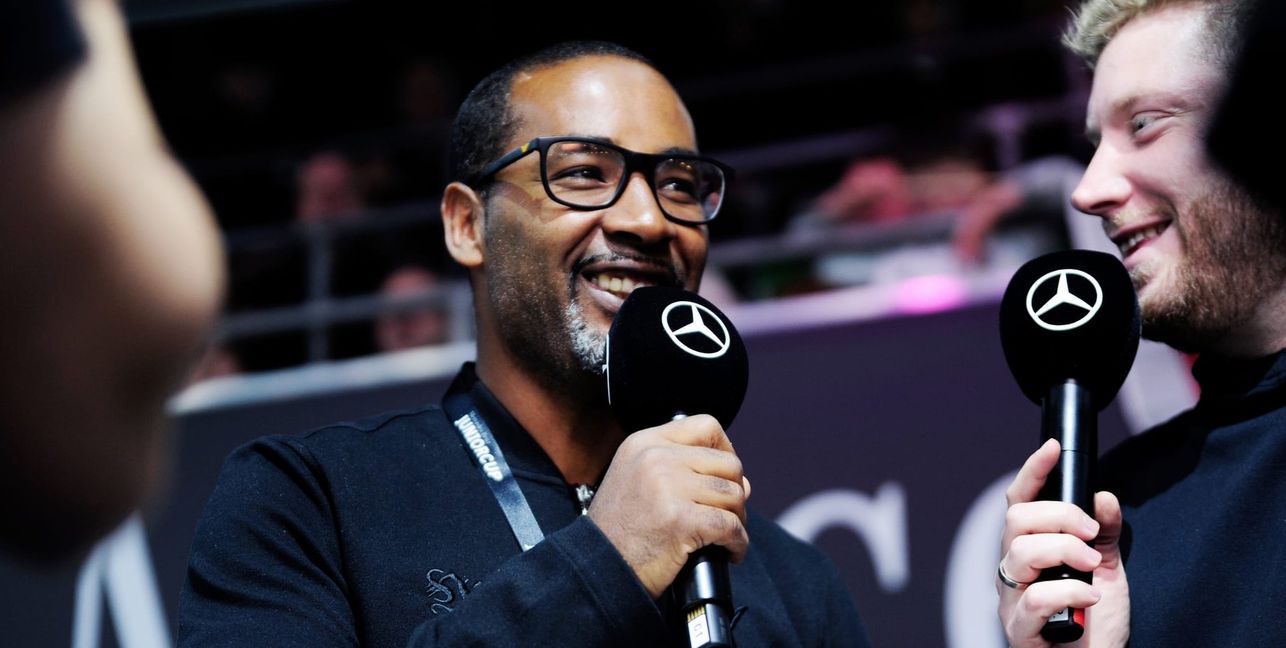 Gut gelaunt: Schirmherr, Ex-VfB-Profi und Ex-Nationalspieler Cacau.