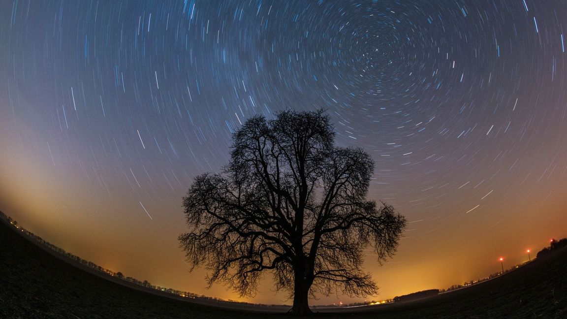 Die Sterne zeigen es: Die Erde rotiert. (Archivbild)
