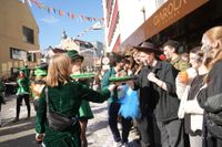 Narren, Hexen und tolle Stimmung beim Böblinger Rosenmontagsumzug.