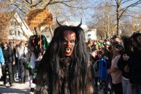 Narren, Hexen und tolle Stimmung beim Böblinger Rosenmontagsumzug.