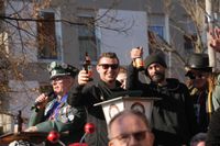 Narren, Hexen und tolle Stimmung beim Böblinger Rosenmontagsumzug.