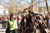 Narren, Hexen und tolle Stimmung beim Böblinger Rosenmontagsumzug.