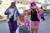 Narren, Hexen und tolle Stimmung beim Böblinger Rosenmontagsumzug.