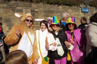 Narren, Hexen und tolle Stimmung beim Böblinger Rosenmontagsumzug.