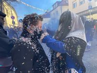 Narren, Hexen und tolle Stimmung beim Böblinger Rosenmontagsumzug.