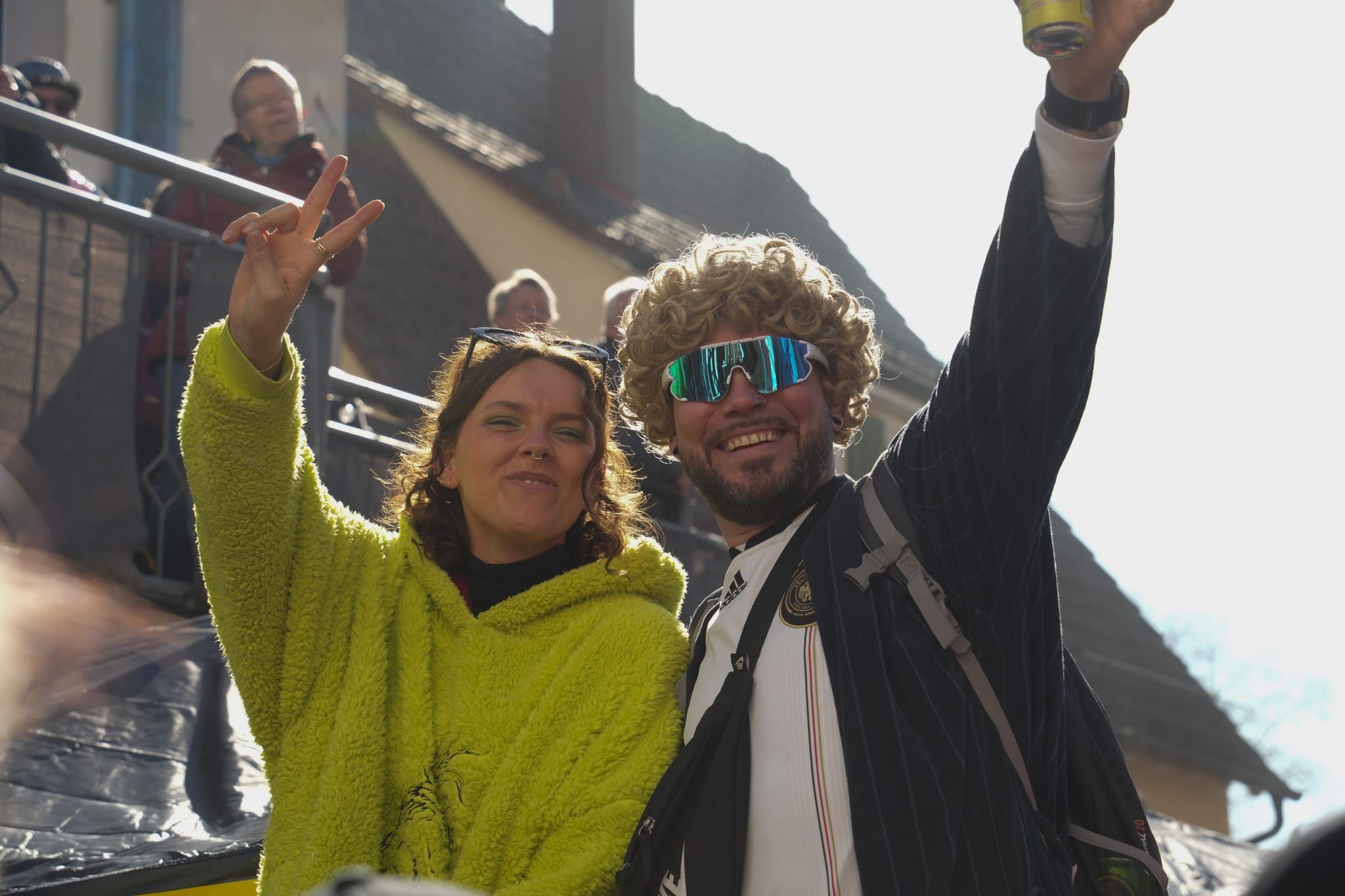 Narren, Hexen und tolle Stimmung beim Böblinger Rosenmontagsumzug.