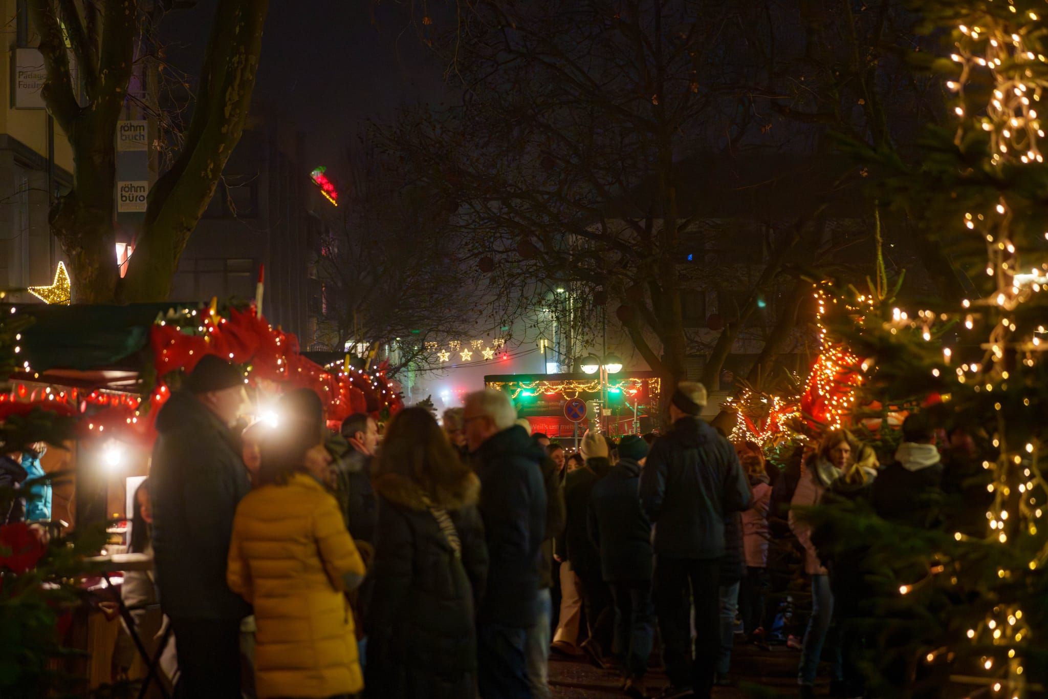 Schöne Vorweihnachtsstimmung auf dem Sindelfinger Weihnachtsmarkt.