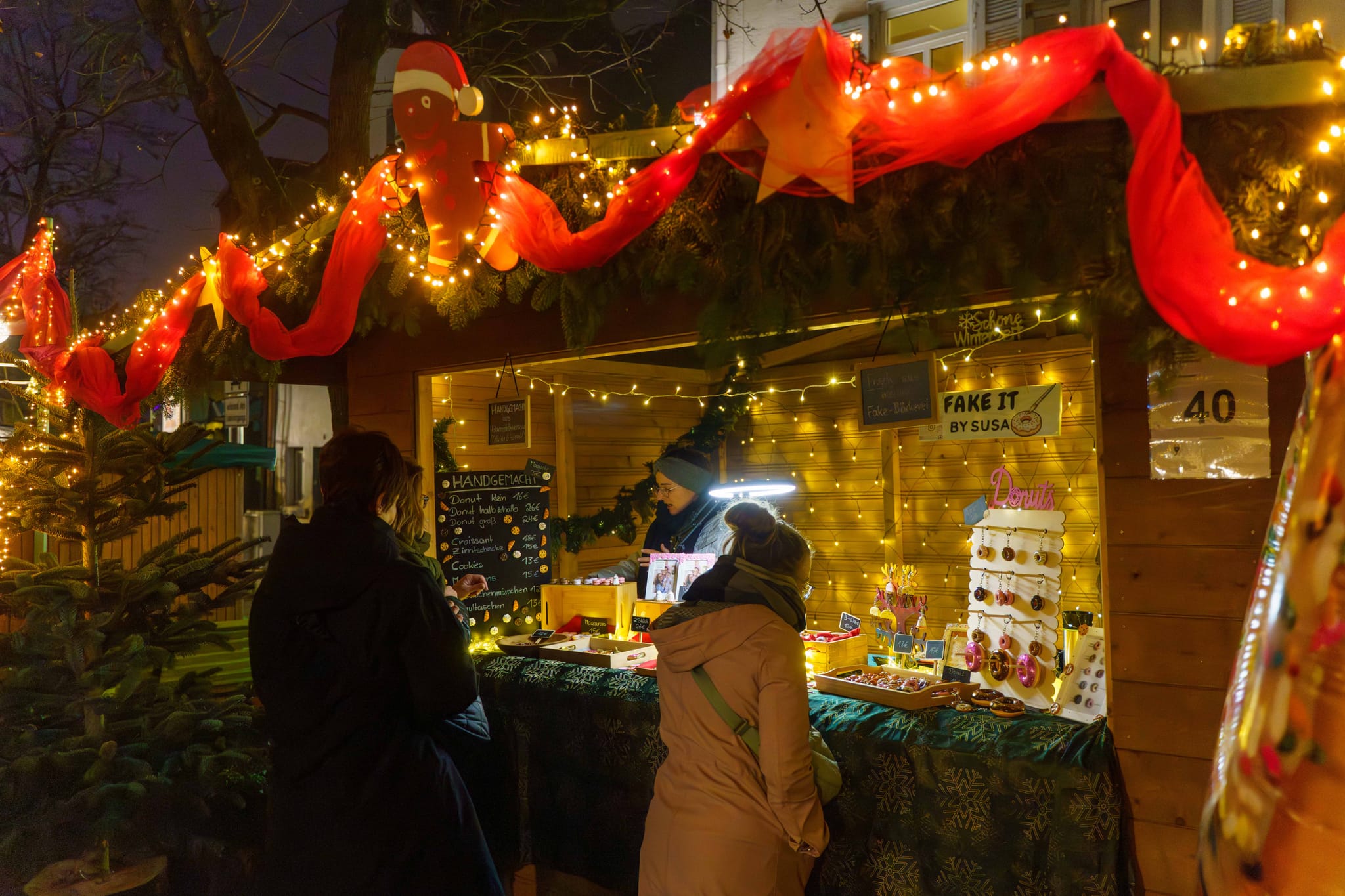 Schöne Vorweihnachtsstimmung auf dem Sindelfinger Weihnachtsmarkt.