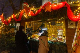 Schöne Vorweihnachtsstimmung auf dem Sindelfinger Weihnachtsmarkt.