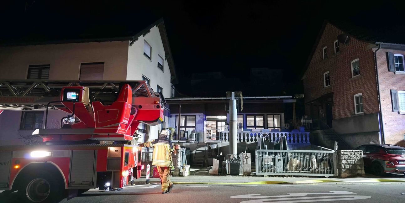 Die Feuerwehr musste in der Nacht auf Samstag ausrücken.