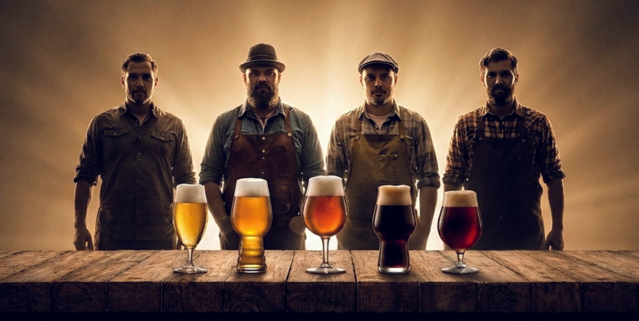 Bierprobe mit Überraschungseffekt.