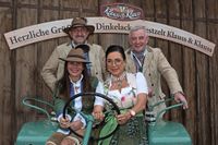 Dieter Klauss und Ute Augenschein (links), Werner und Isolde Klauss.