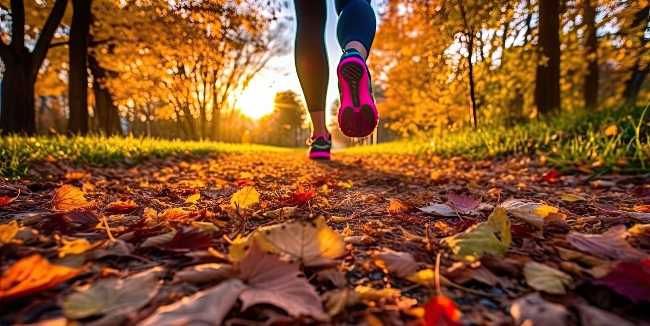 Der bunte Blätterwald: Jogger erleben in dieser Jahreszeit besondere Momente.