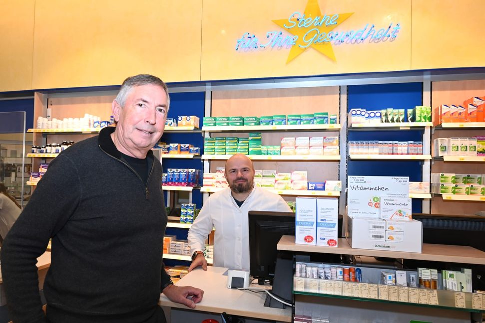 Apotheker Klaus Ringwald übergibt seine Apotheken an Dr. Doychin Stanchev.