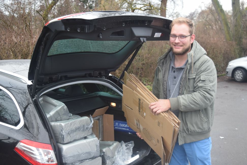 Leidgeplagter Wertstoffhof-Gänger: David Sazinger aus Sindelfingen.