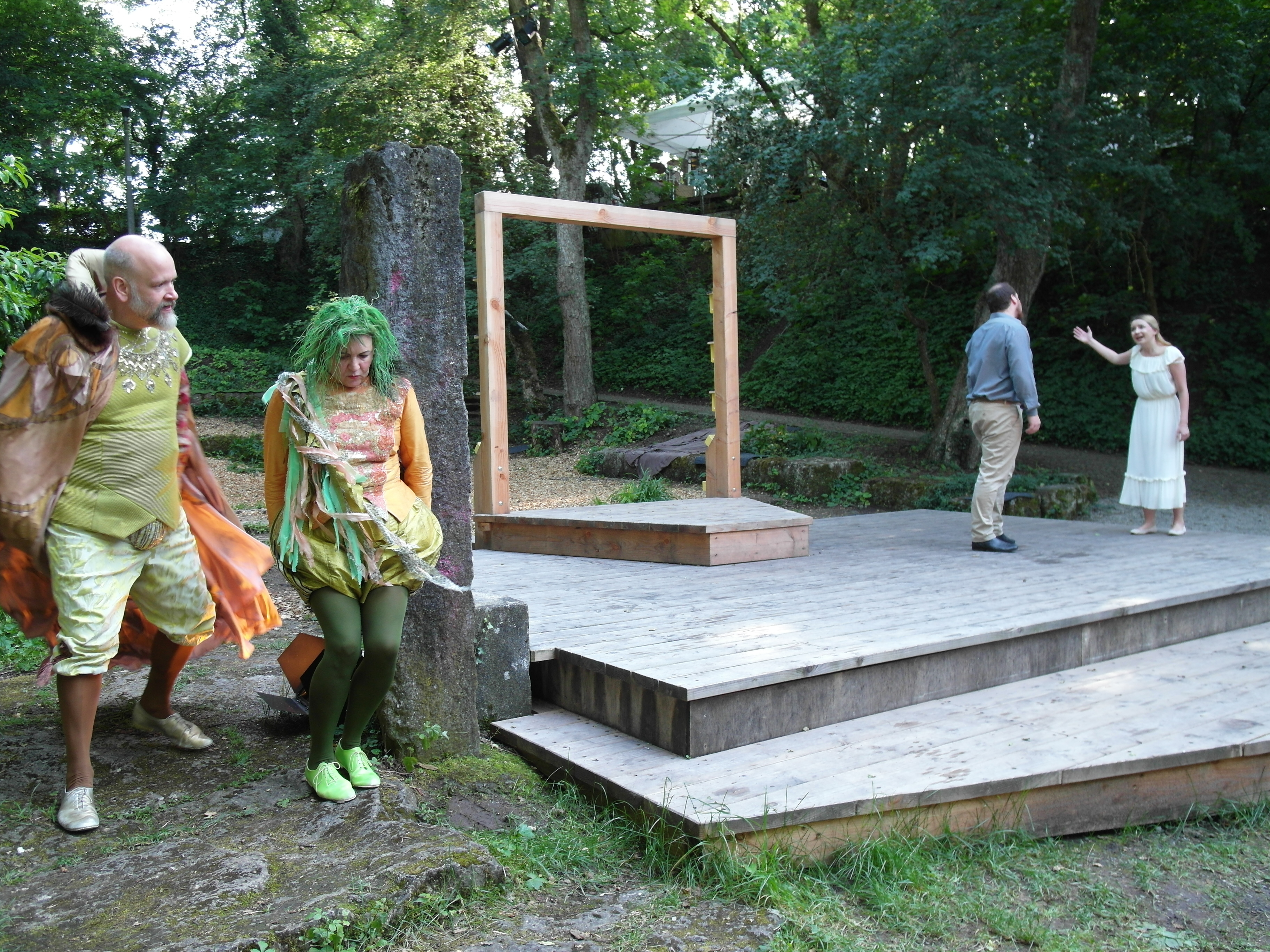 Am Freitag hat auf dem Herrenwäldlesberg "Ein Sommernachtstraum" Premiere. Bilder: Staber