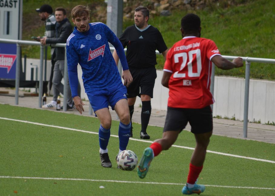 Innenverteidiger Noah Sautter ist nach Verletzungspause zurück im Kader des VfL Sindelfingen und für das Spiel beim SV Croatia Reutlingen ein Kandidat für die Startelf. Bild: Zvizdiç