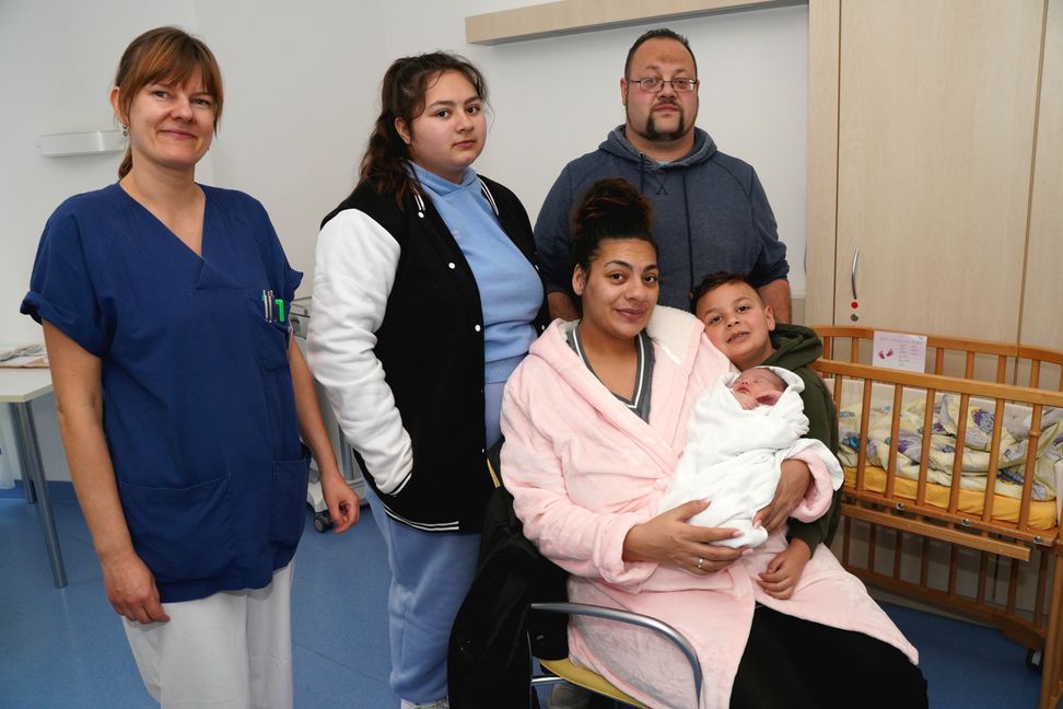 Das erste Böblinger Neujahrsbaby 2024 heißt Hosianna. Bild: Dettenmeyer
