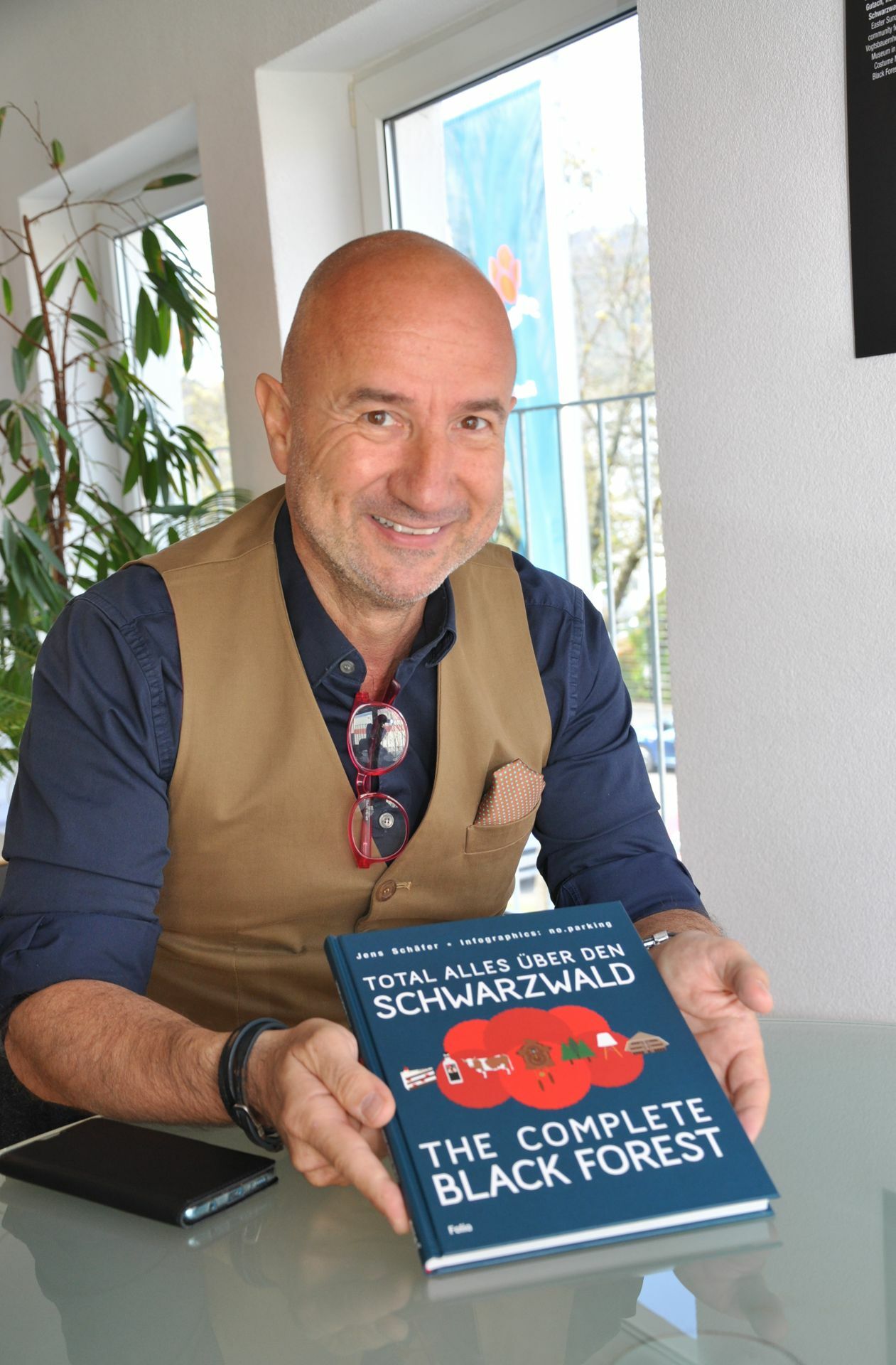 Hansjörg Mair wirbt für die Ferienregion Schwarzwald.
 Foto: Susanne Weisheit