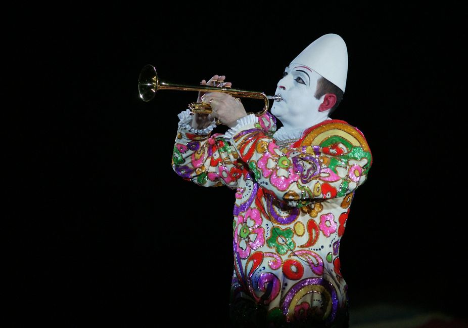 Der  weiße Clown Yann Rossi. Bild: Leumann/z