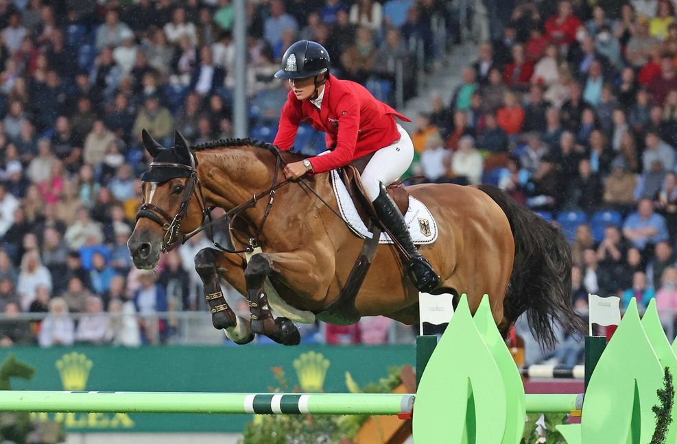Die WM-Neunte Jana Wargers reitet eines der weltweit begehrtesten Springpferde mit dem in Heidenheim gezüchteten Limbridge