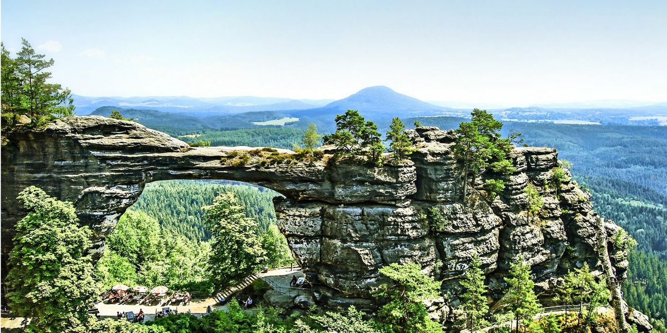 Das Prebischtor ist das größte natürliche Felsentor in Europa.