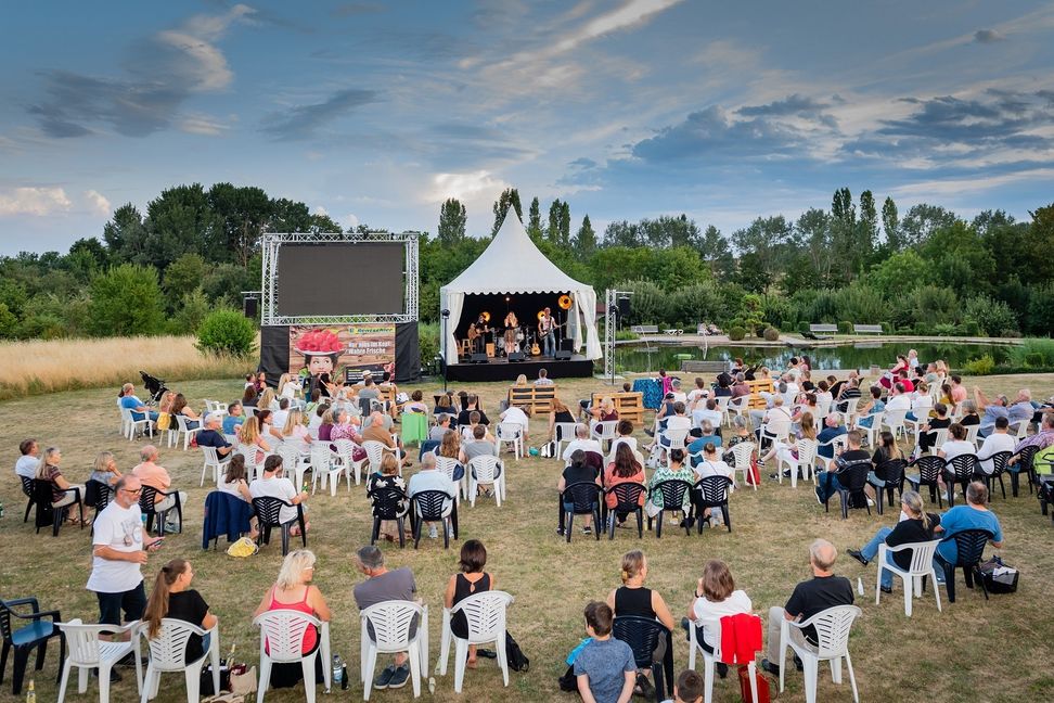 So sah es letztes Jahr bei Kultur im Freien in Nebringen aus ....              Bild: EMT Event-Media-Tec GmbH
