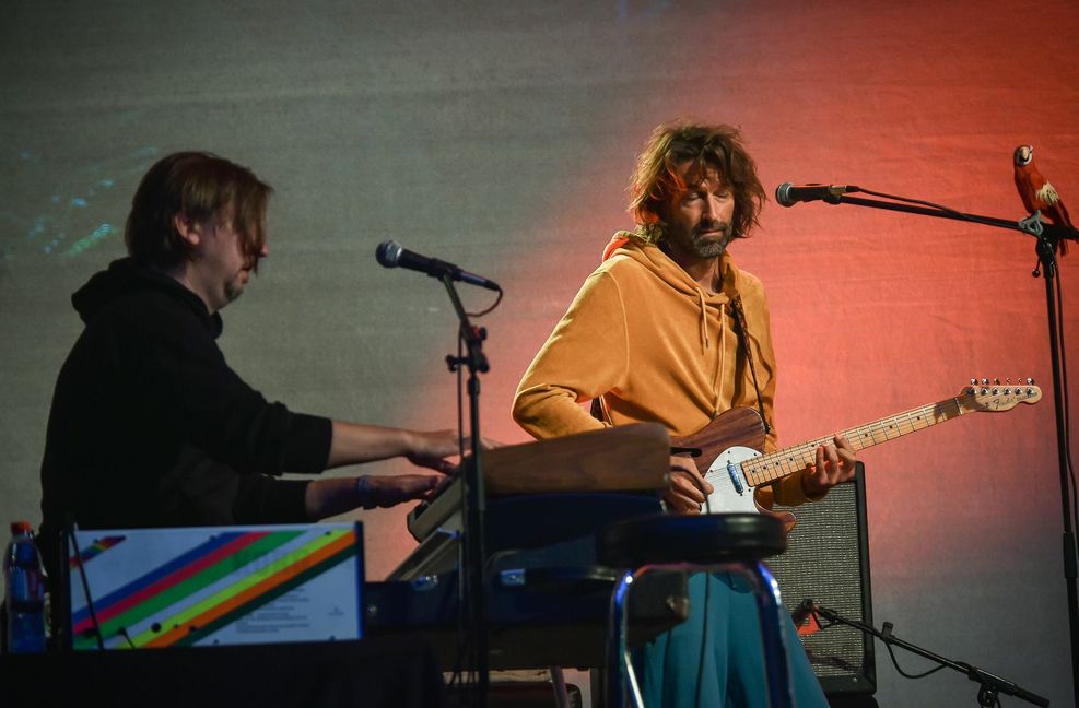 Eindrücke vom Konzert von Olli Schulz auf der Freilichtbühne Killesberg
 Foto: Lichtgut/Ferdinando Iann..
