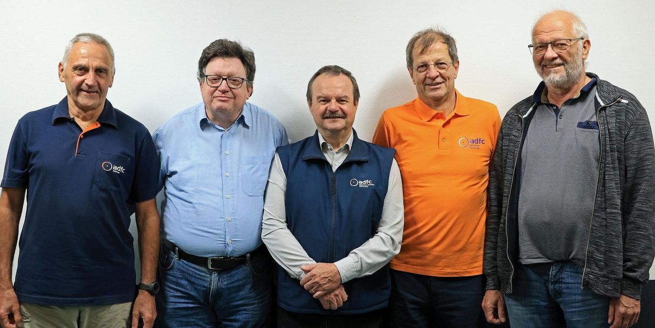 Von links: Roland Schmitt, Jürgen Giesebrecht, Jörg Stenner, Roland Stich und Martin Preiss.