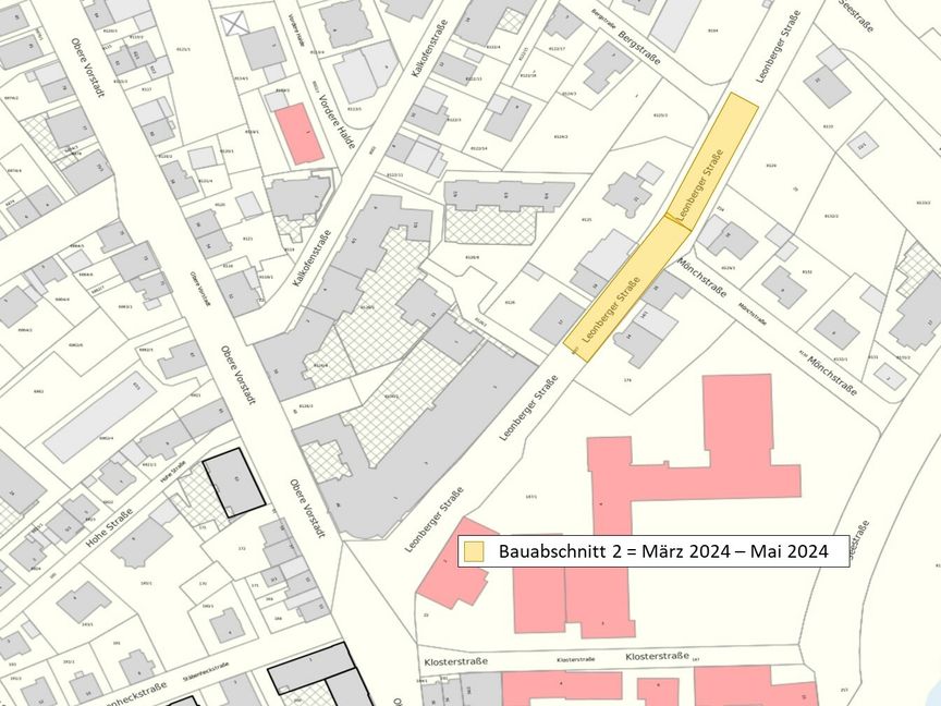 Jetzt ist der zweite Bauabschnitt in der Leonberger Straße dran. Bild: Stadtwerke Sindelfingen