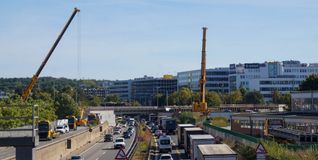 Die Bauarbeiten für den Ausbau der A 81 halten seit Jahren den Verkehr im Ausnahmezustand.