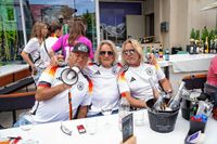 Die deutschen Fans auf dem Sindelfinger Wettbachplatz kamen beim Spiel gegen Ungarn voll auf ihre Kosten.