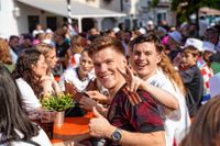 Die deutschen Fans auf dem Sindelfinger Wettbachplatz kamen beim Spiel gegen Ungarn voll auf ihre Kosten.