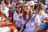 Die deutschen Fans auf dem Sindelfinger Wettbachplatz kamen beim Spiel gegen Ungarn voll auf ihre Kosten.