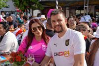 Die deutschen Fans auf dem Sindelfinger Wettbachplatz kamen beim Spiel gegen Ungarn voll auf ihre Kosten.