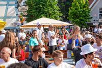 Die deutschen Fans auf dem Sindelfinger Wettbachplatz kamen beim Spiel gegen Ungarn voll auf ihre Kosten.