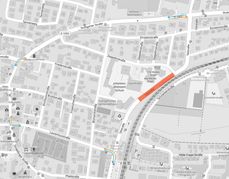 Usere Grafik zeigt die Sperrung der Talstraße und die empfohlene Umleitung.