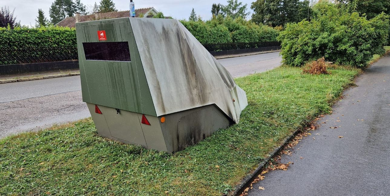 Ein sogenannter „Enforcement Trailer“.