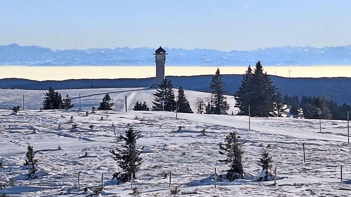 Einen Turm gibt es bereits auf dem Feldberg.