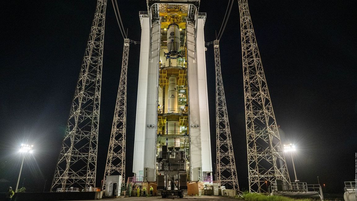 Eine Vega-C-Trägerrakete soll den „Biomass“-Satelliten der ESA vom Weltraumbahnhof Kourou in