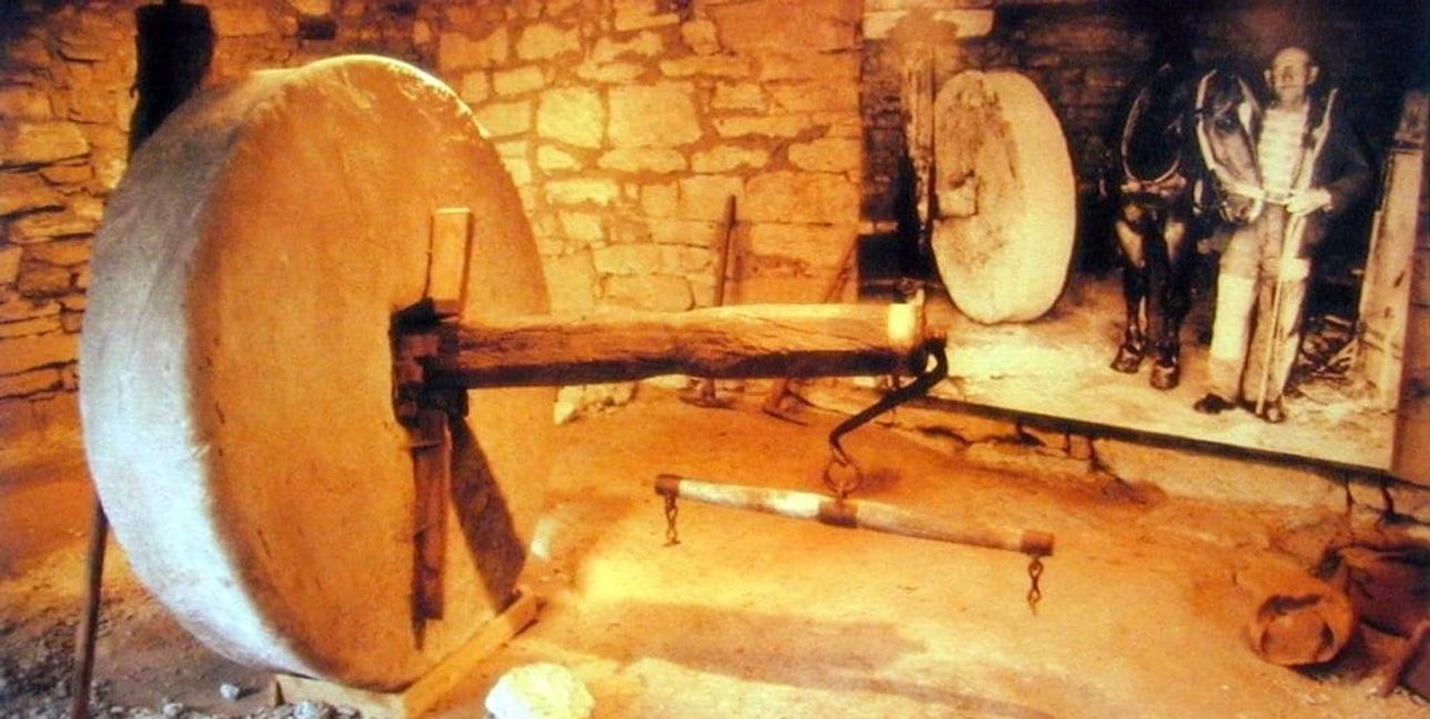 Die Gips- und Sandmühle in Rohrau.