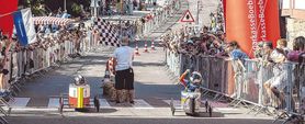 Juli: Beim Schönbuchkisten-Cup in Holzgerlingen werden heiße Rennen gefahren. Bild: z