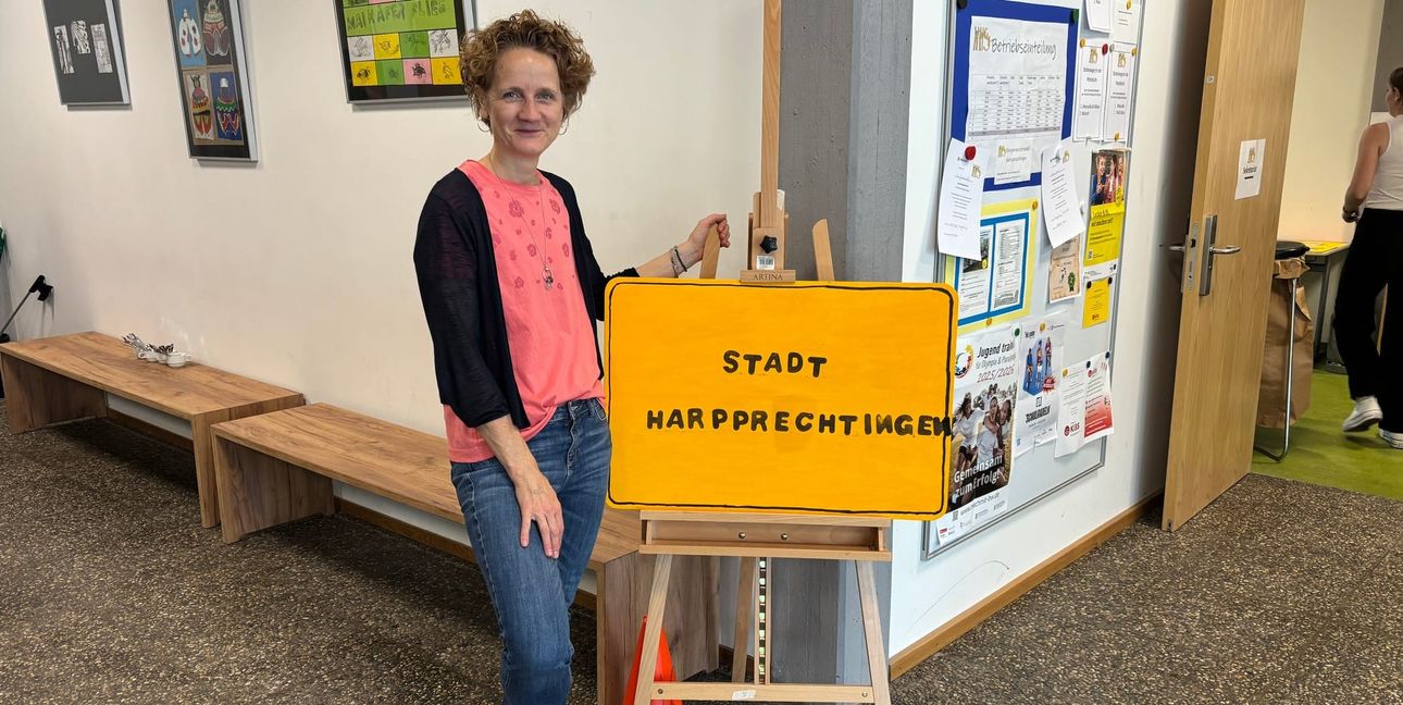 Schulleiterin Maike Diener freut sich, dass die Stadt Harpprechtingen so gut funktioniert.