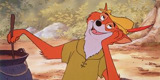 Walt Disneys „Robin Hood“ hat viele tierische Freunde.