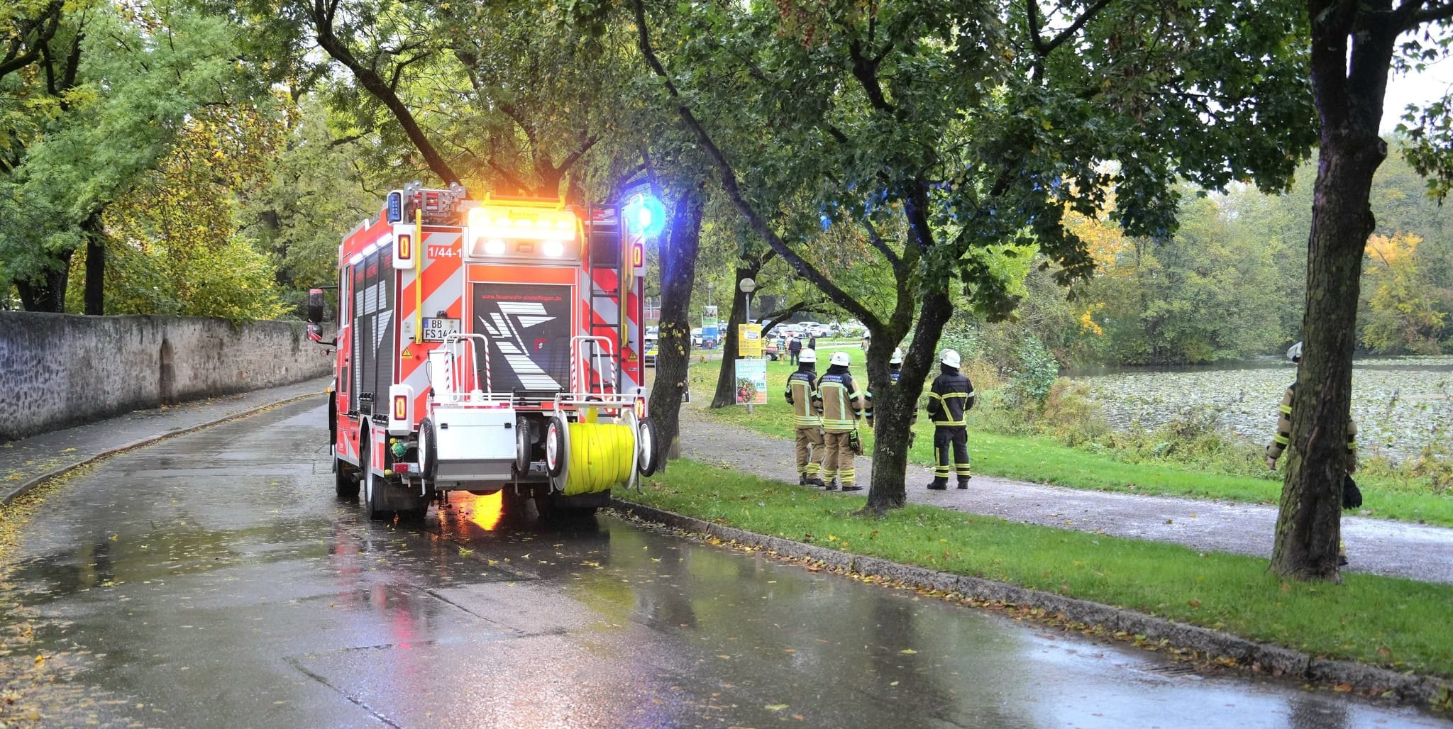 Die Feuerwehr wurde zum Klostersee alamiert.