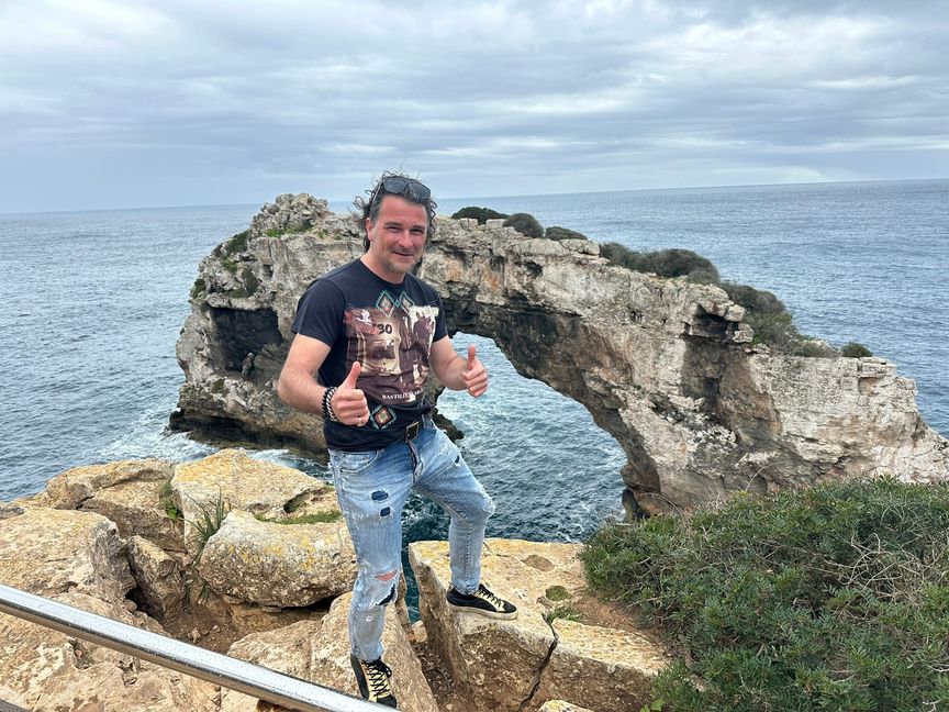 Die Auszeit auf Mallorca nutzt Thorsten Strotmann zur Erholung und inspiration.