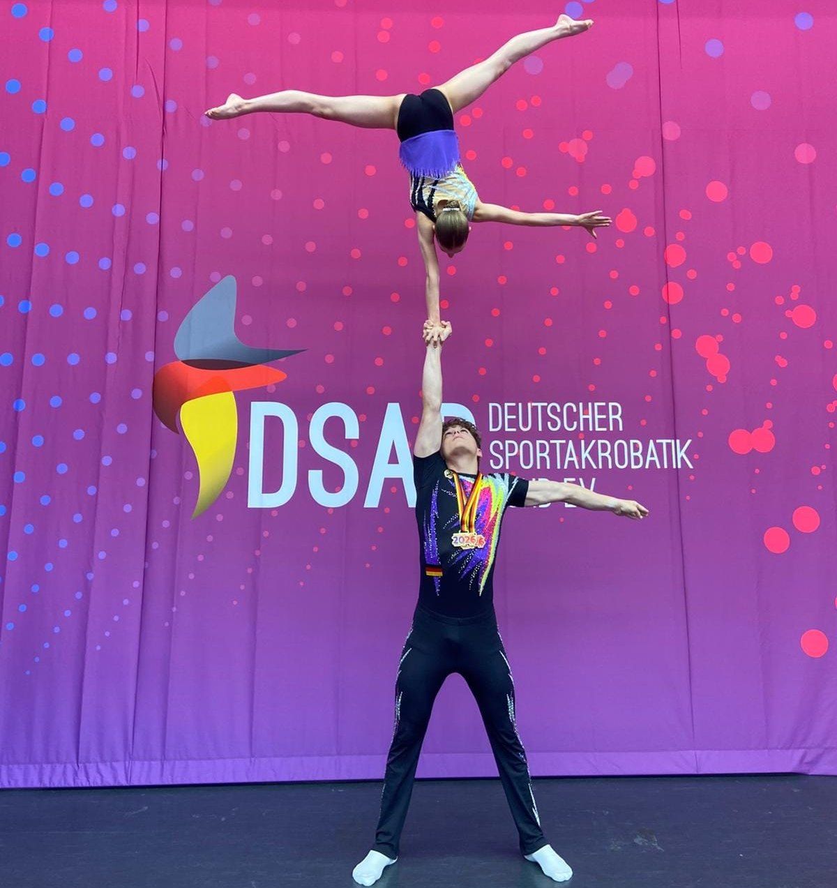 Sofia Kirizoglou und Nils Hoffmann wurden für eine starke Saison mit der WM-Nominierung belohnt.