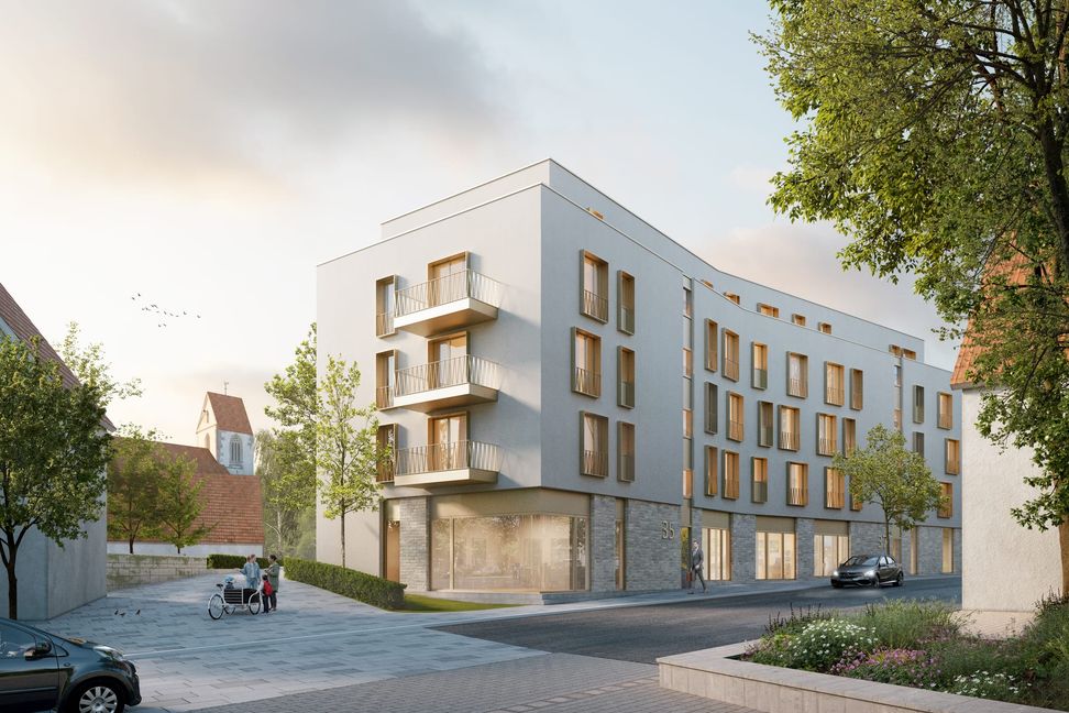 Es soll eine Verbindung zwischen Kirche und Knittel-Markt geschaffen werden.
