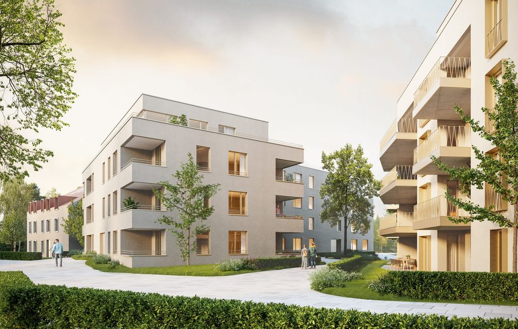 Visualisierung für die Quartiersplanung in der Wettgasse.