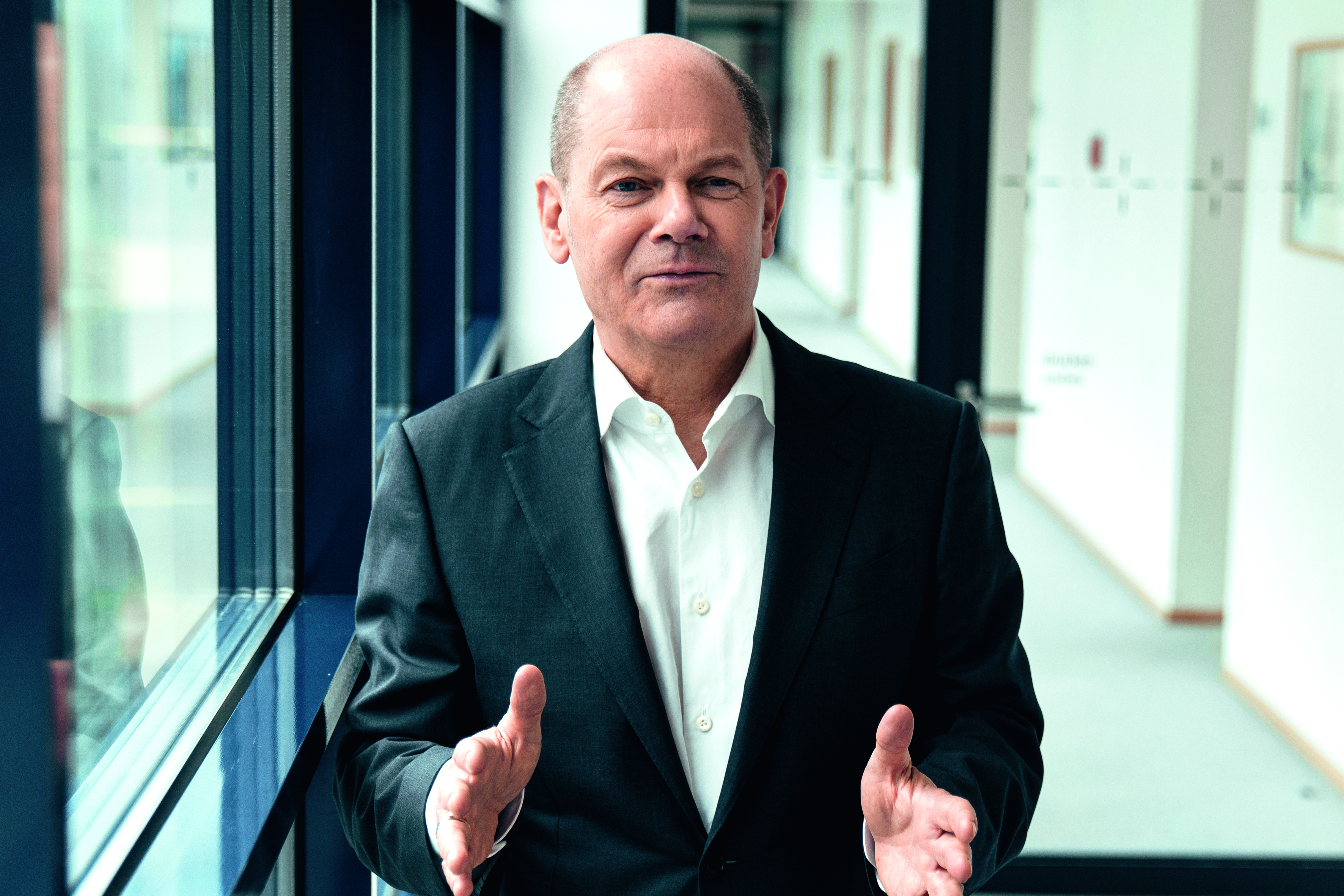 Bundeszkanzler Olaf Scholz (SPD) kommt am Montag nach Sindelfingen.